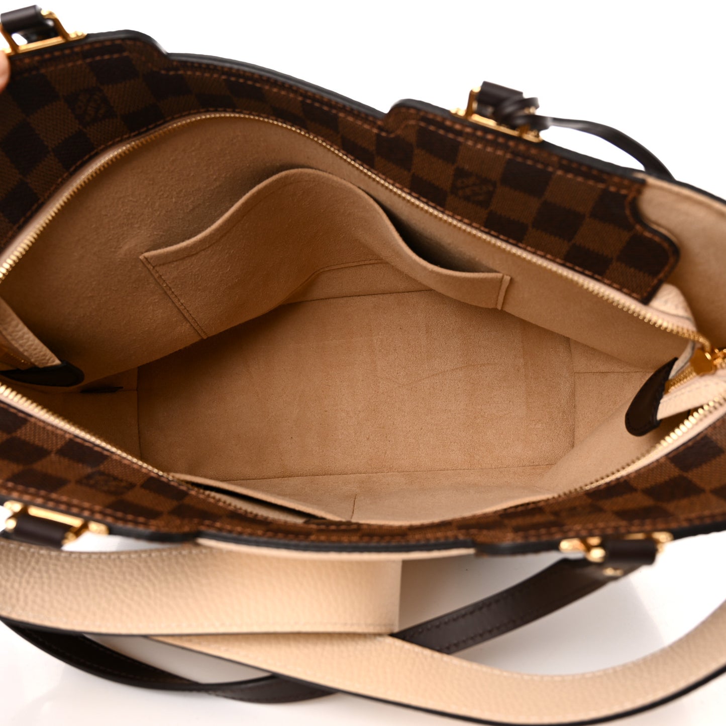 Damier Ebene Jersey Creme