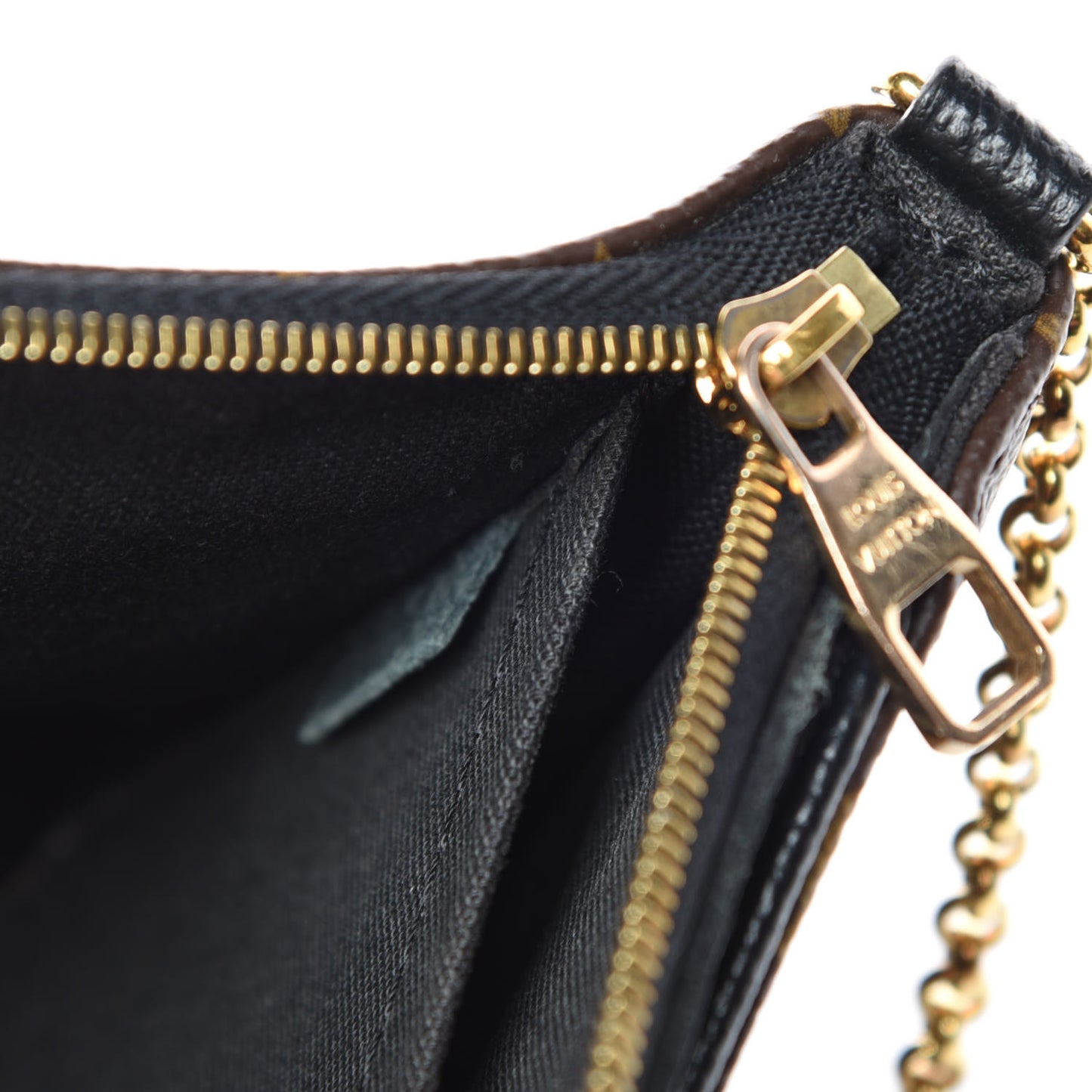 Monogram Pallas Clutch Black