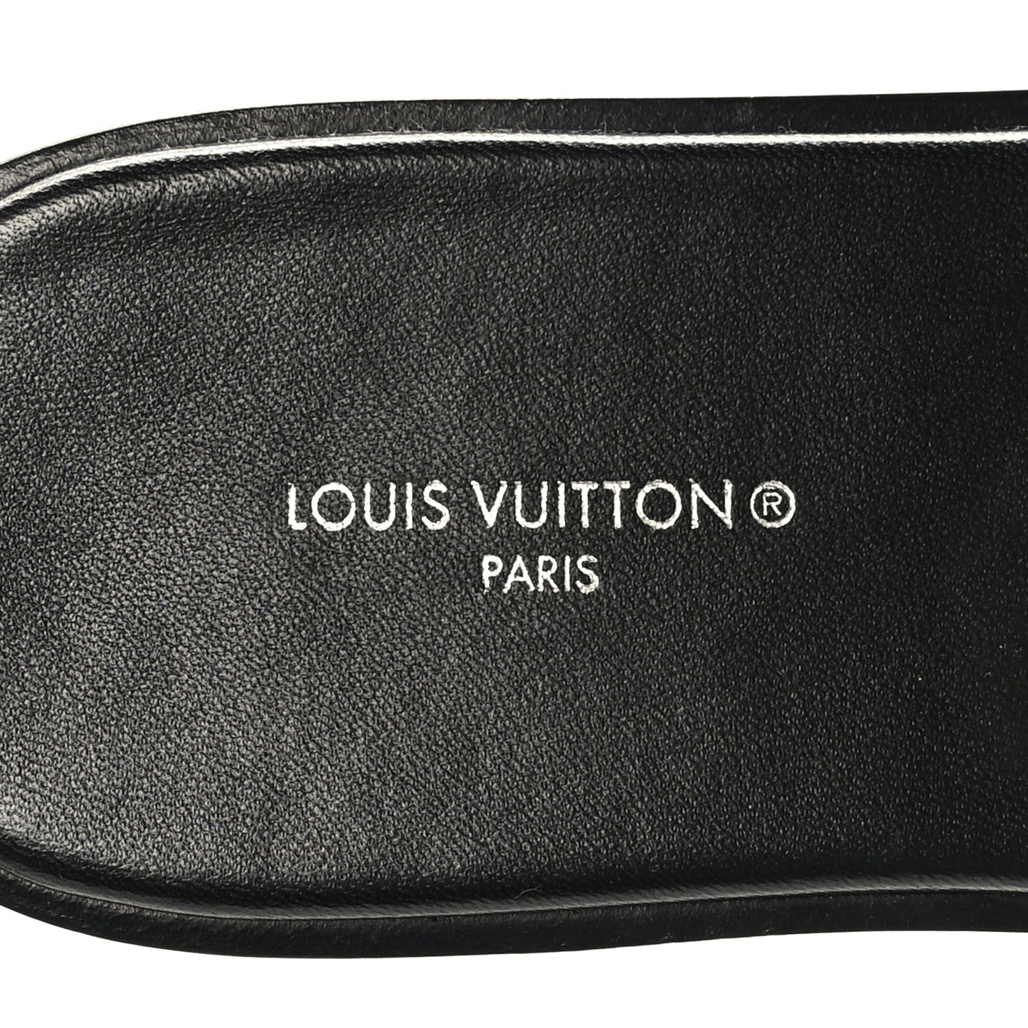 Patent Monogram Lock It Flat Mules 36.5