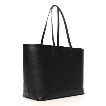 Burberry Grainy Calfskin Medium London Tote Bag Black 3 of 11