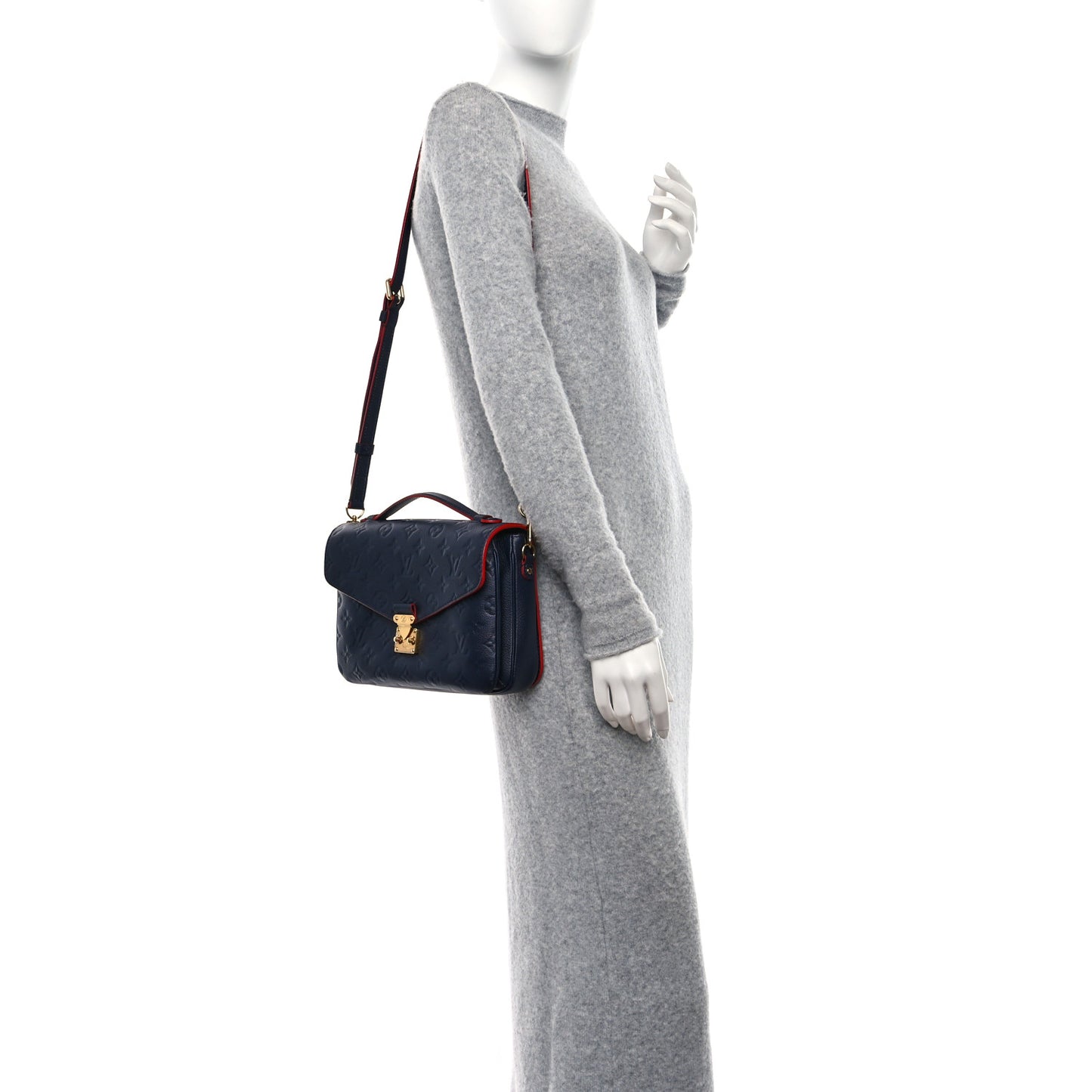 Empreinte Pochette Metis Marine Rouge