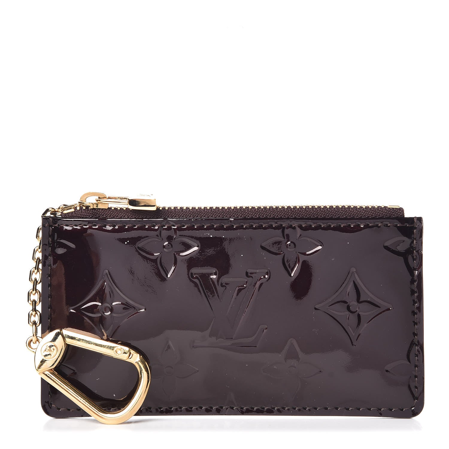 Louis Vuitton Vernis Pochette Key Pouch Amarante 1 of 6