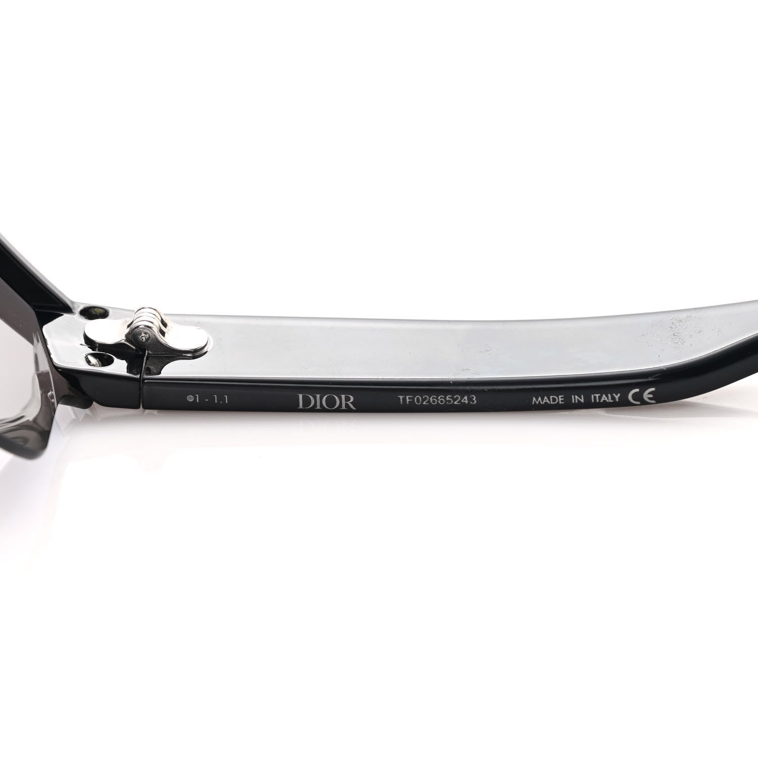 Christian Dior Acetate Mirrored Diorxtrem M2U Mask Sunglasses Black 6 of 7