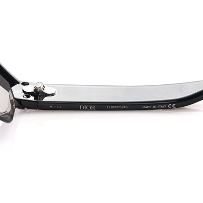 Christian Dior Acetate Mirrored Diorxtrem M2U Mask Sunglasses Black 6 of 7