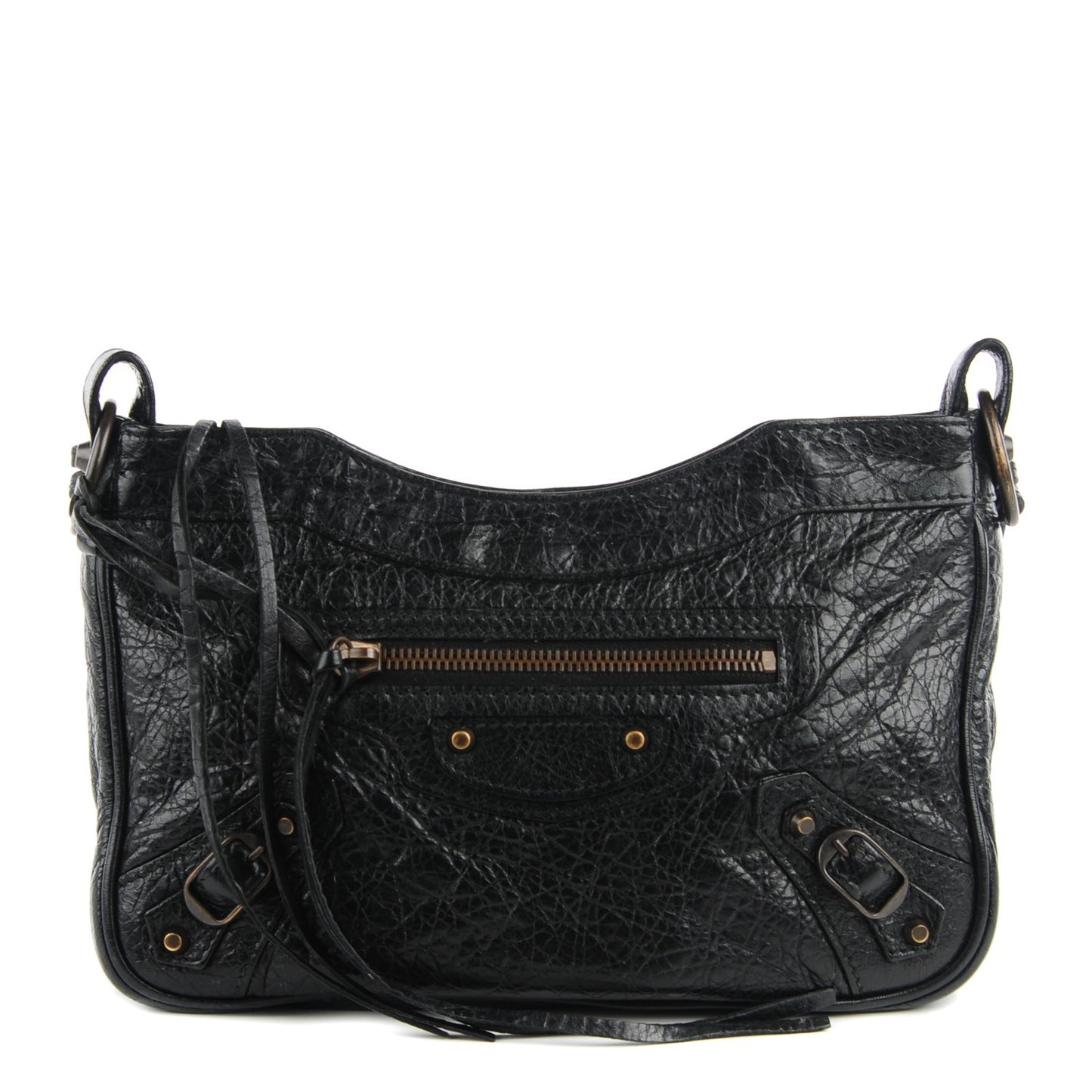Agneau Classic Hardware Hip Black