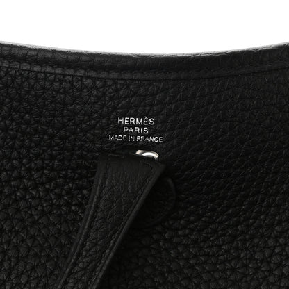 Hermes Taurillon Clemence Evelyne TPM Black 6 of 11