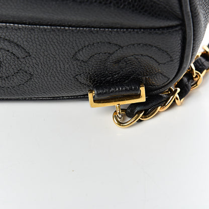 Chanel Caviar CC Backpack Black 12 of 14