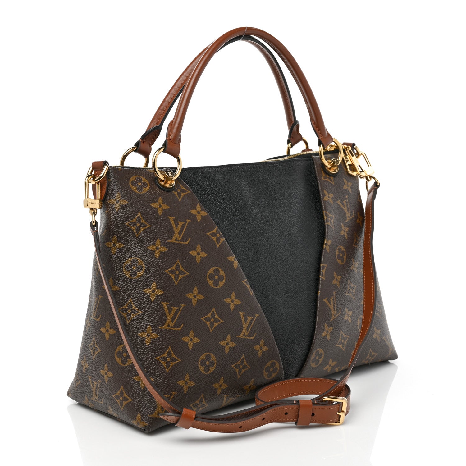 Louis Vuitton Monogram V Tote MM Black 3 of 8