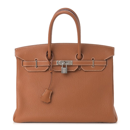 Hermes Togo Birkin 35 Gold 1 of 17