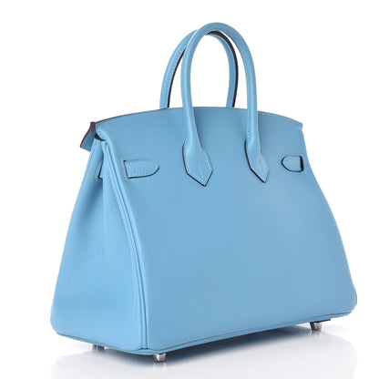 Hermes Swift Birkin 25 Bleu Du Nord 3 of 37