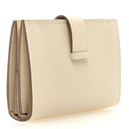 Hermes Epsom Mini Bearn Wallet Craie 3 of 6