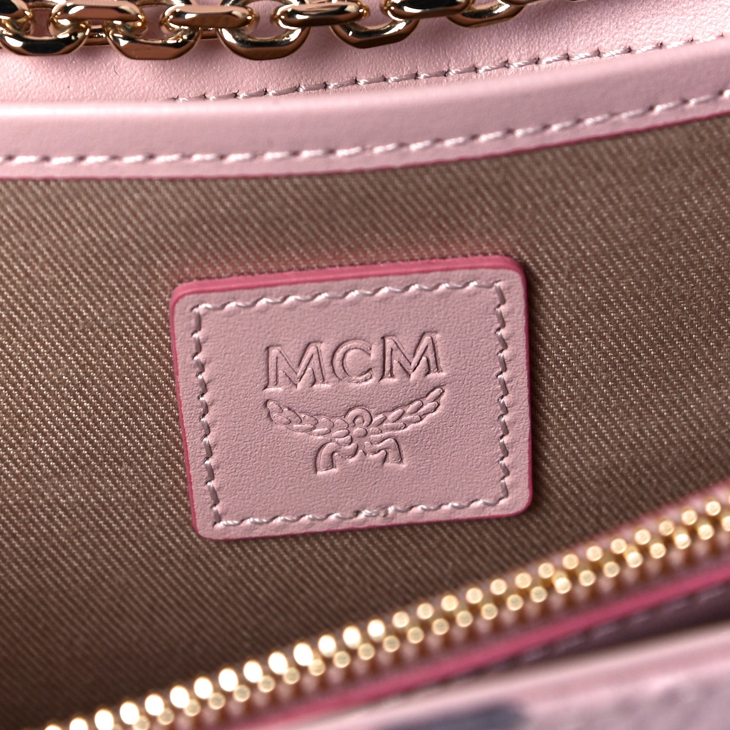 Visetos Medium Patricia Wallet On Chain Soft Pink