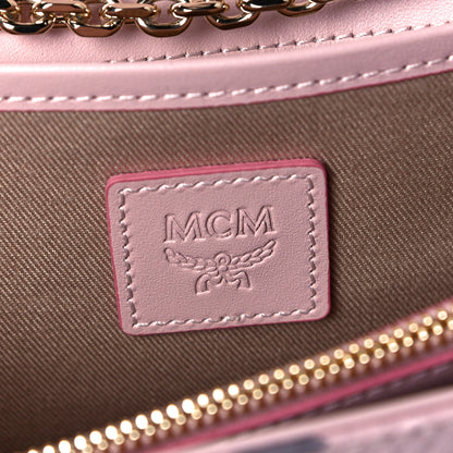 MCM Visetos Medium Patricia Wallet On Chain Soft Pink 6 of 6
