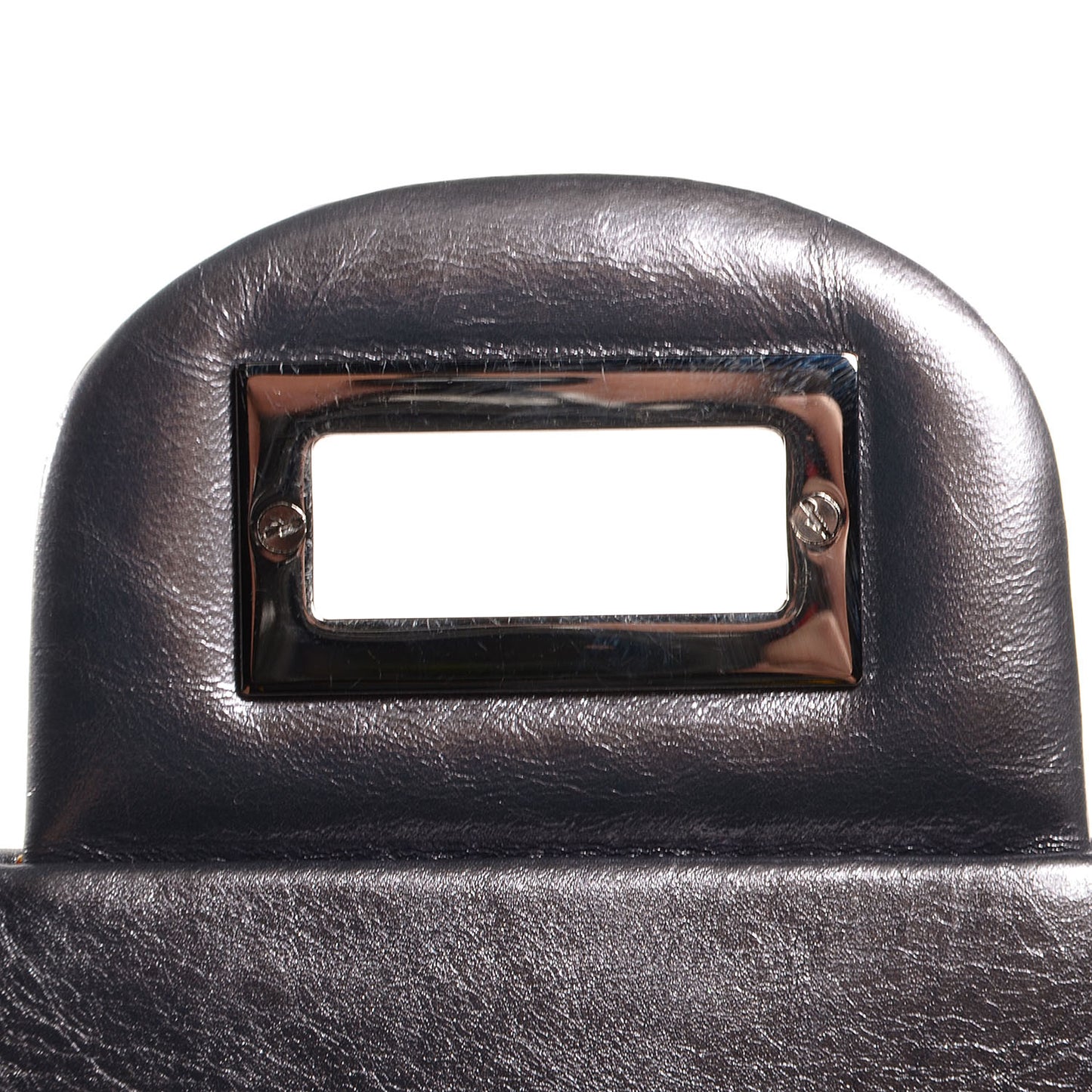 Aged Calfskin 2.55 Reissue 227 Flap Dark Silver