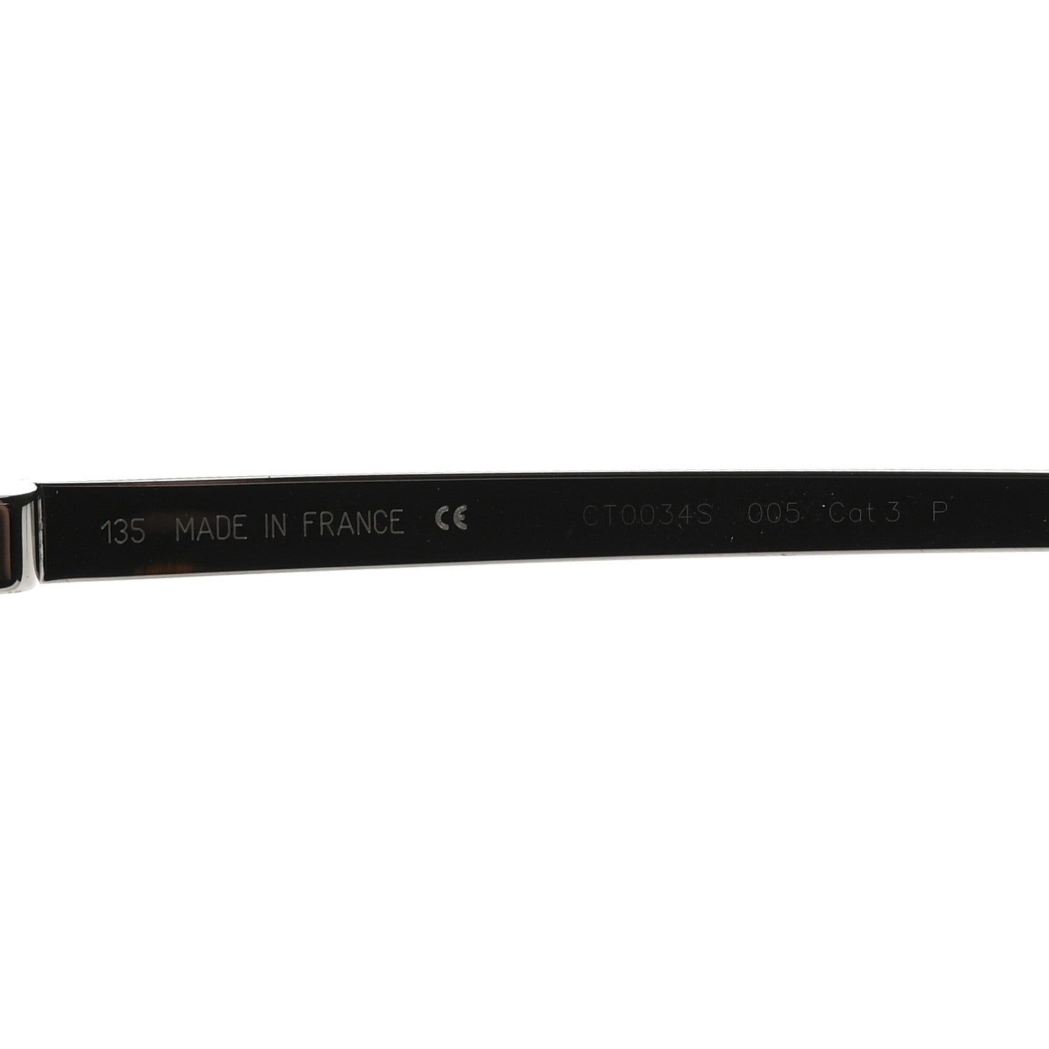 Cartier Santos de Cartier Sunglasses CT0034S Black 5 of 8
