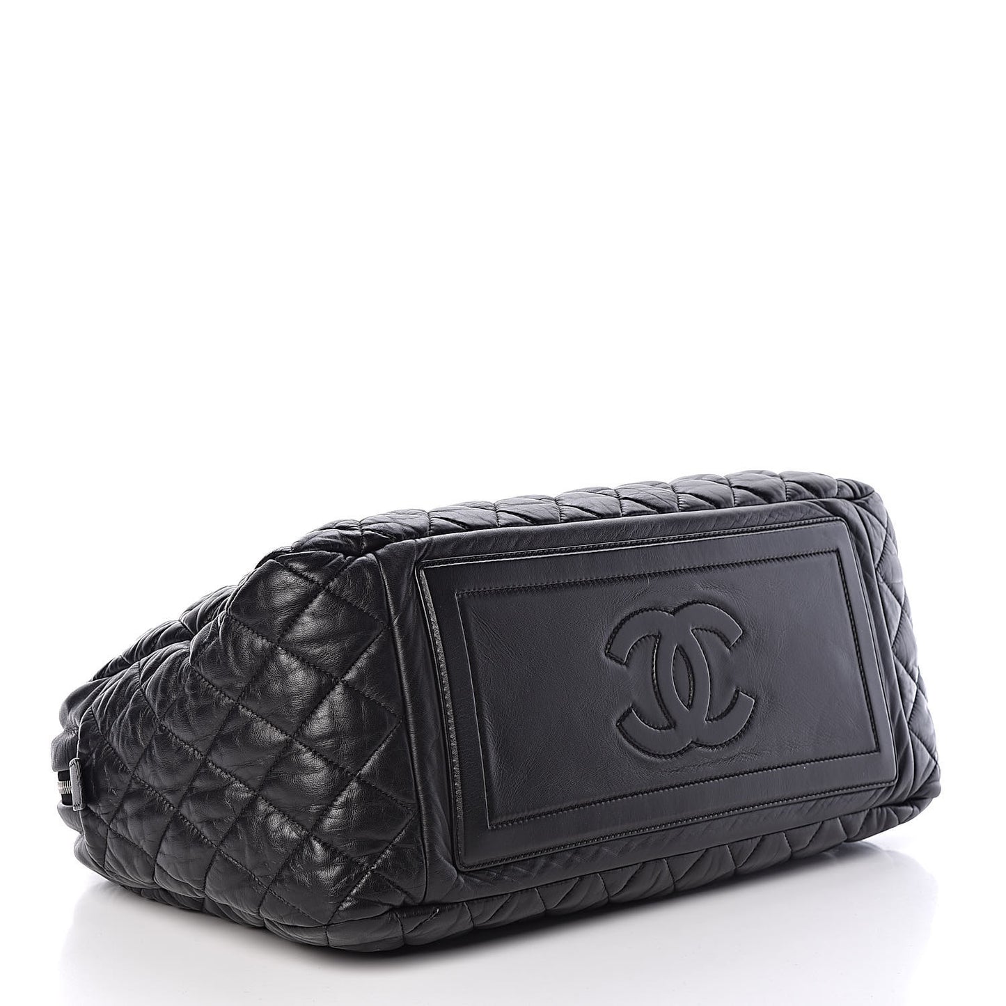 Lambskin Coco Cocoon Bowler Black
