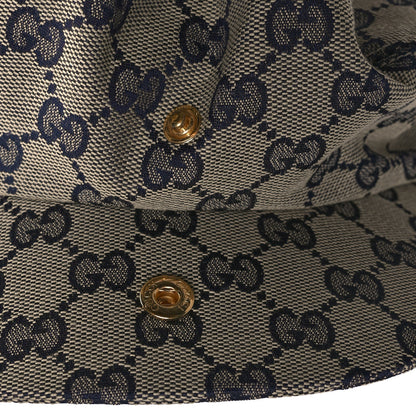 Gucci Monogram Flat Cap S Navy 9 of 9