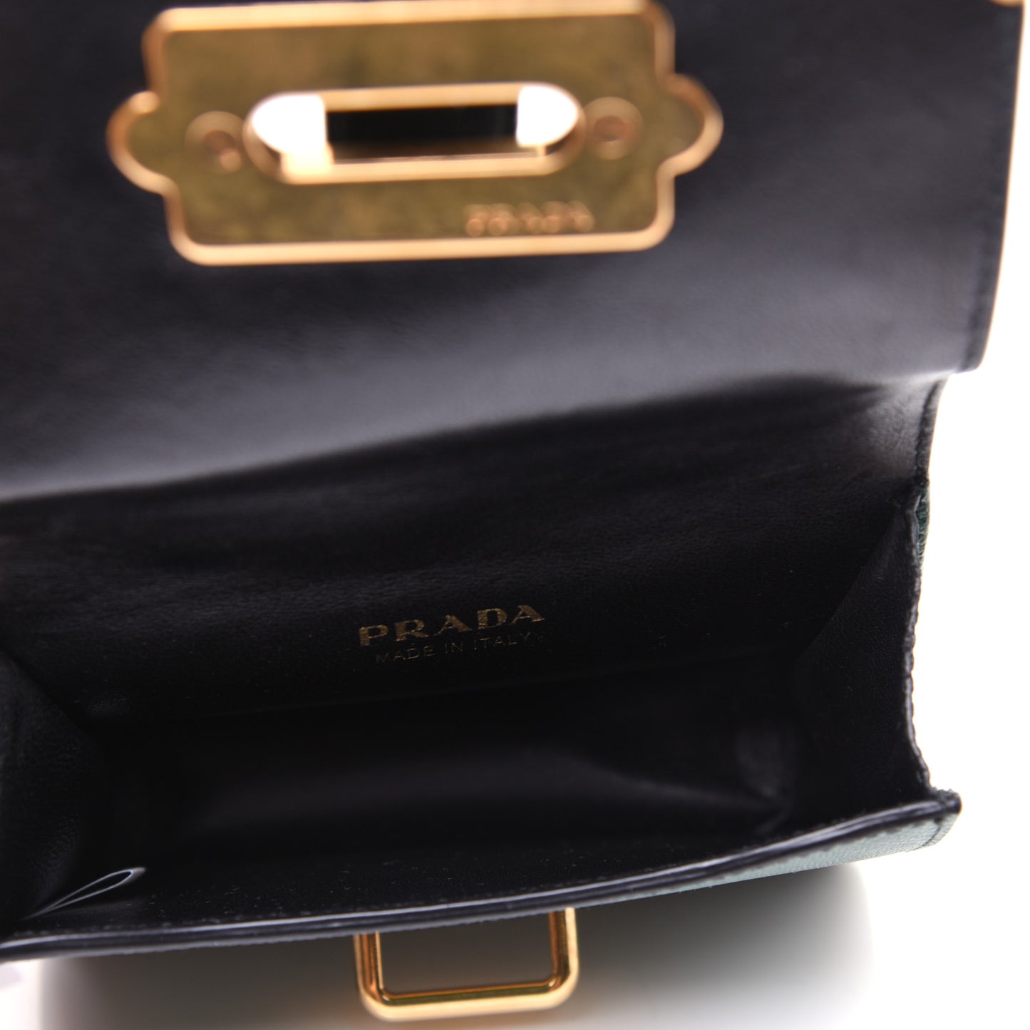 Saffiano Astrology Mini Cahier Bag Black