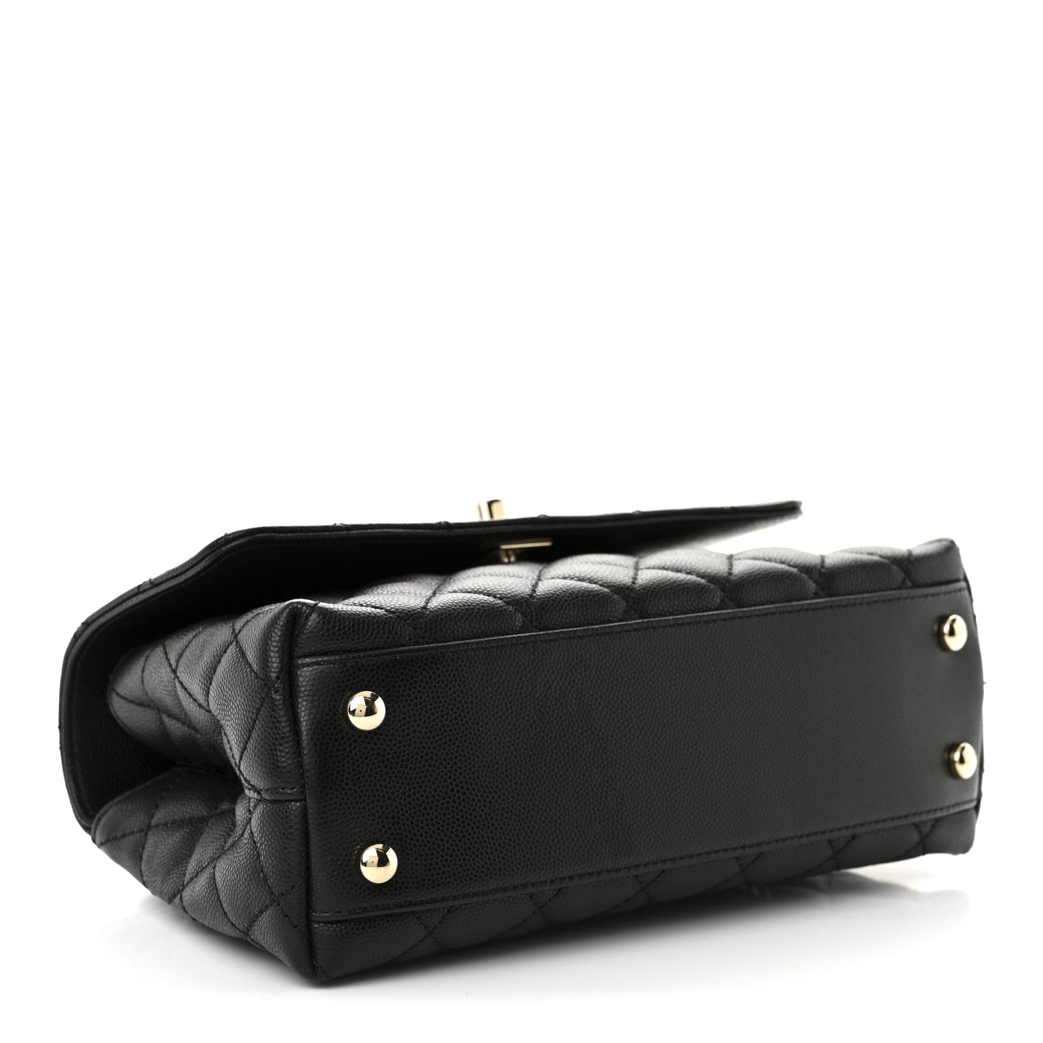 Chanel Caviar Quilted Mini Coco Handle Flap Black 4 of 10