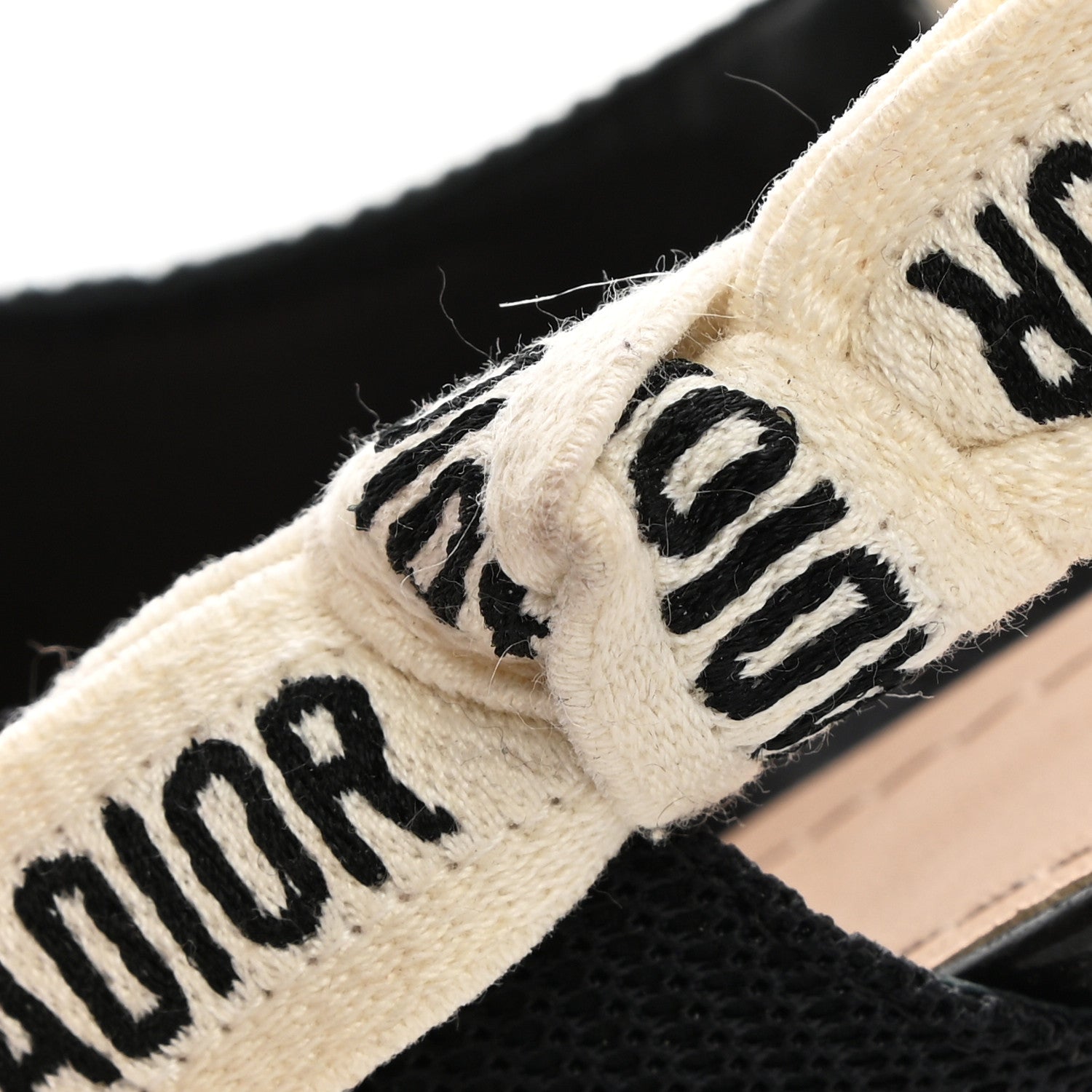 Christian Dior Technical Canvas Ribbon J Adior Slingback 65mm Pumps 40 Black 12 of 15