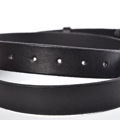 Gucci Cuoio Toscano Nickel Double G 30mm Belt 95 38 Black 5 of 7