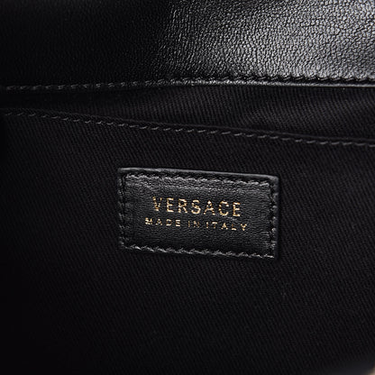 Versace Napa Print Bouquet Quilted Icon Dual Carry Bag Black Multicolor 6 of 10