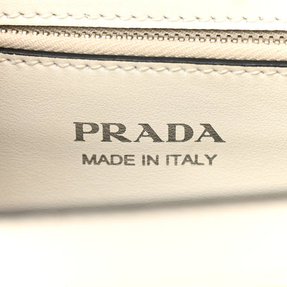 Prada Straw Studded Small Elektra Shoulder Bag White 6 of 11
