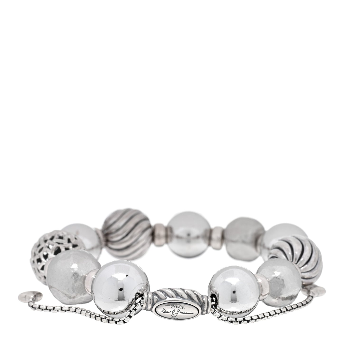 Sterling Silver Elements Bead Bracelet