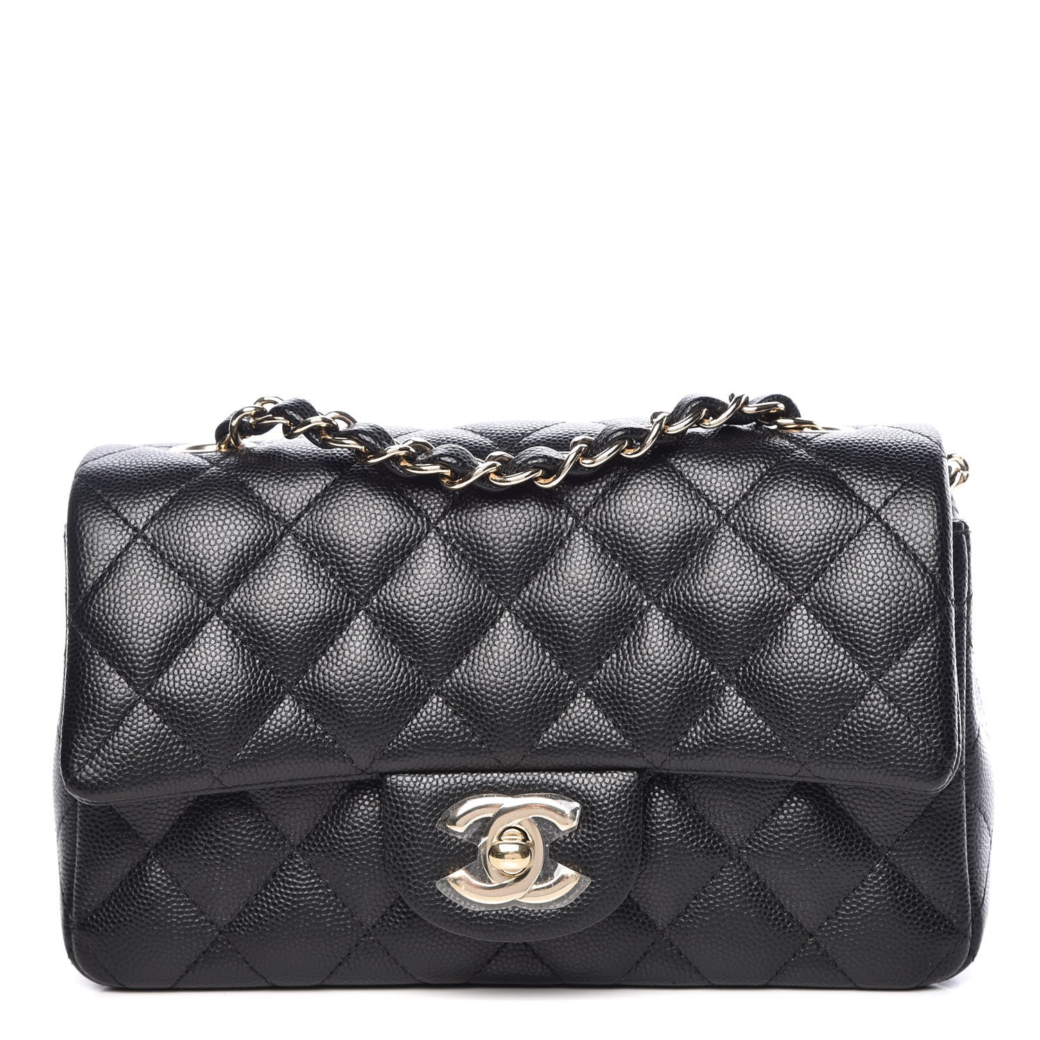 Chanel Caviar Quilted Mini Rectangular Flap Black 1 of 9