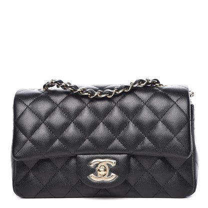Chanel Caviar Quilted Mini Rectangular Flap Black 1 of 9