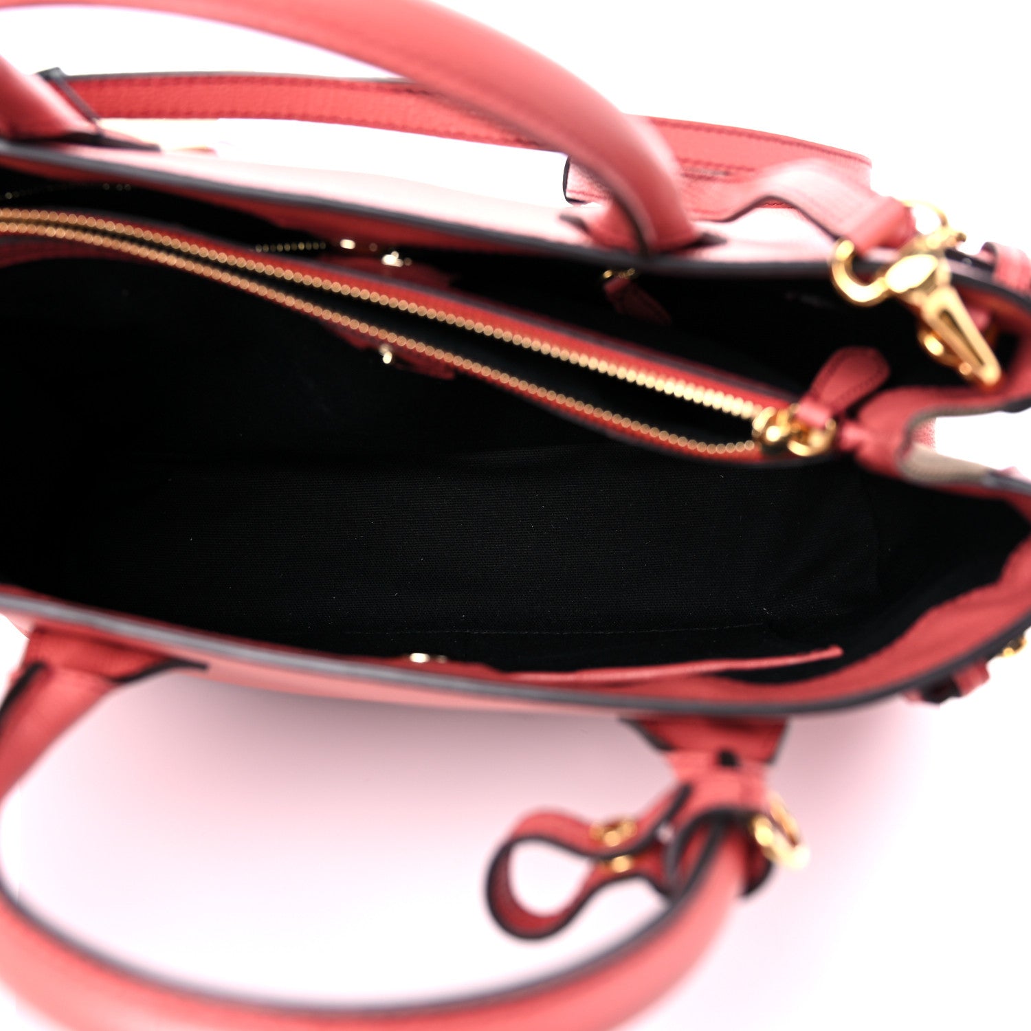 Burberry Derby Calfskin House Check Medium Banner Tote Cinnamon Red 10 of 13