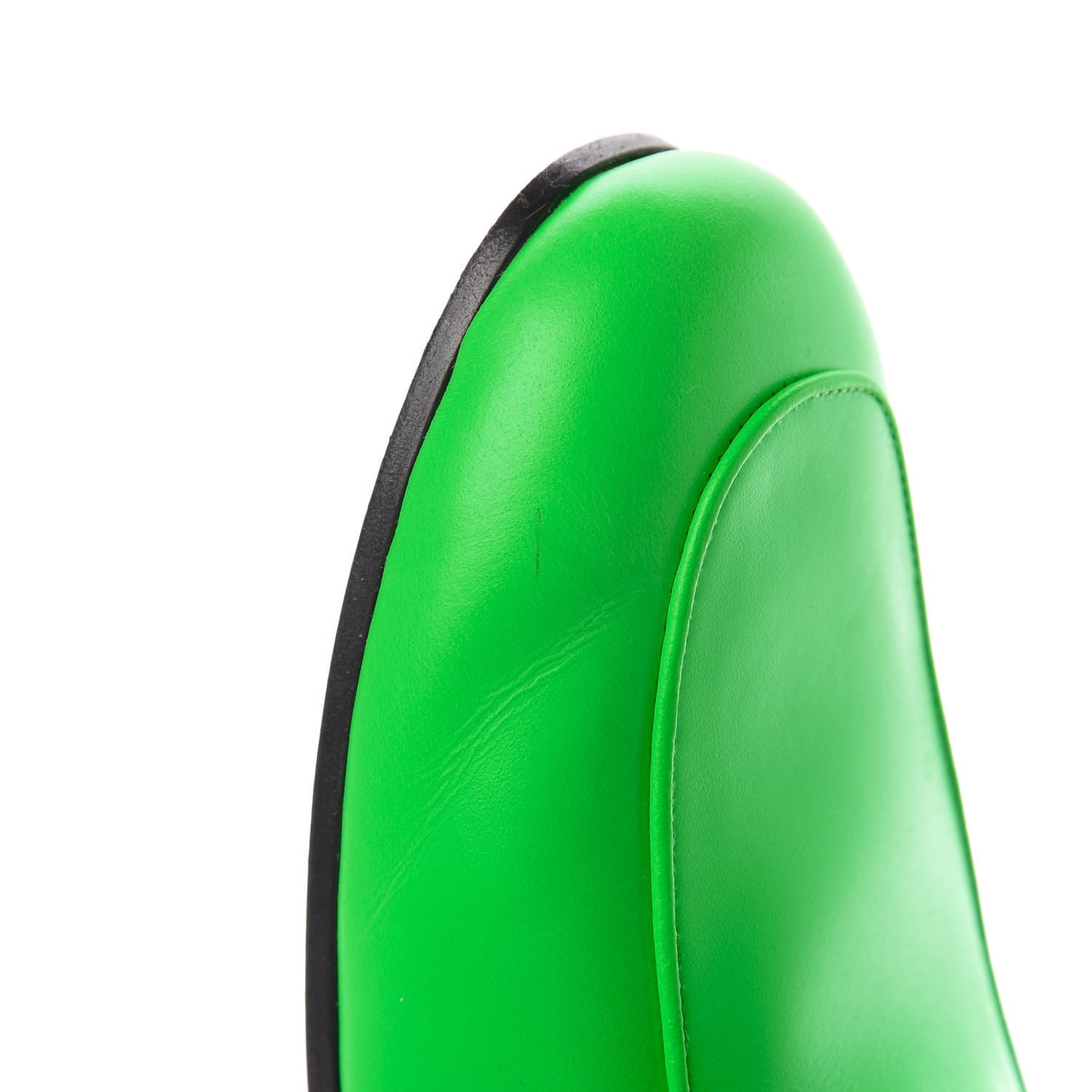 Calfskin Fur Mens Princetown Slippers 7 Fluorescent Green