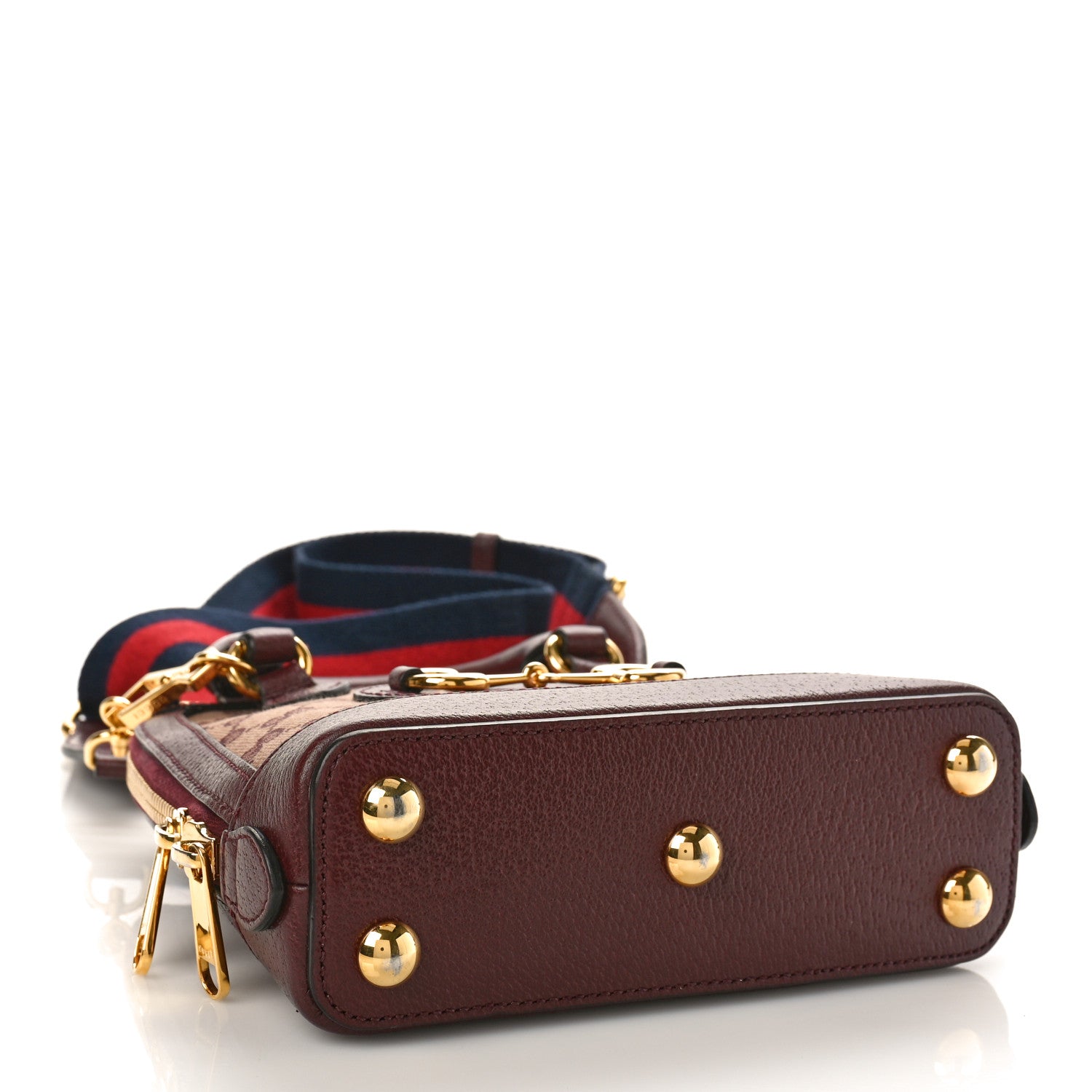 Gucci Monogram Azalea Calfskin Mini Horsebit 1955 Top Handle Bag 4 of 13