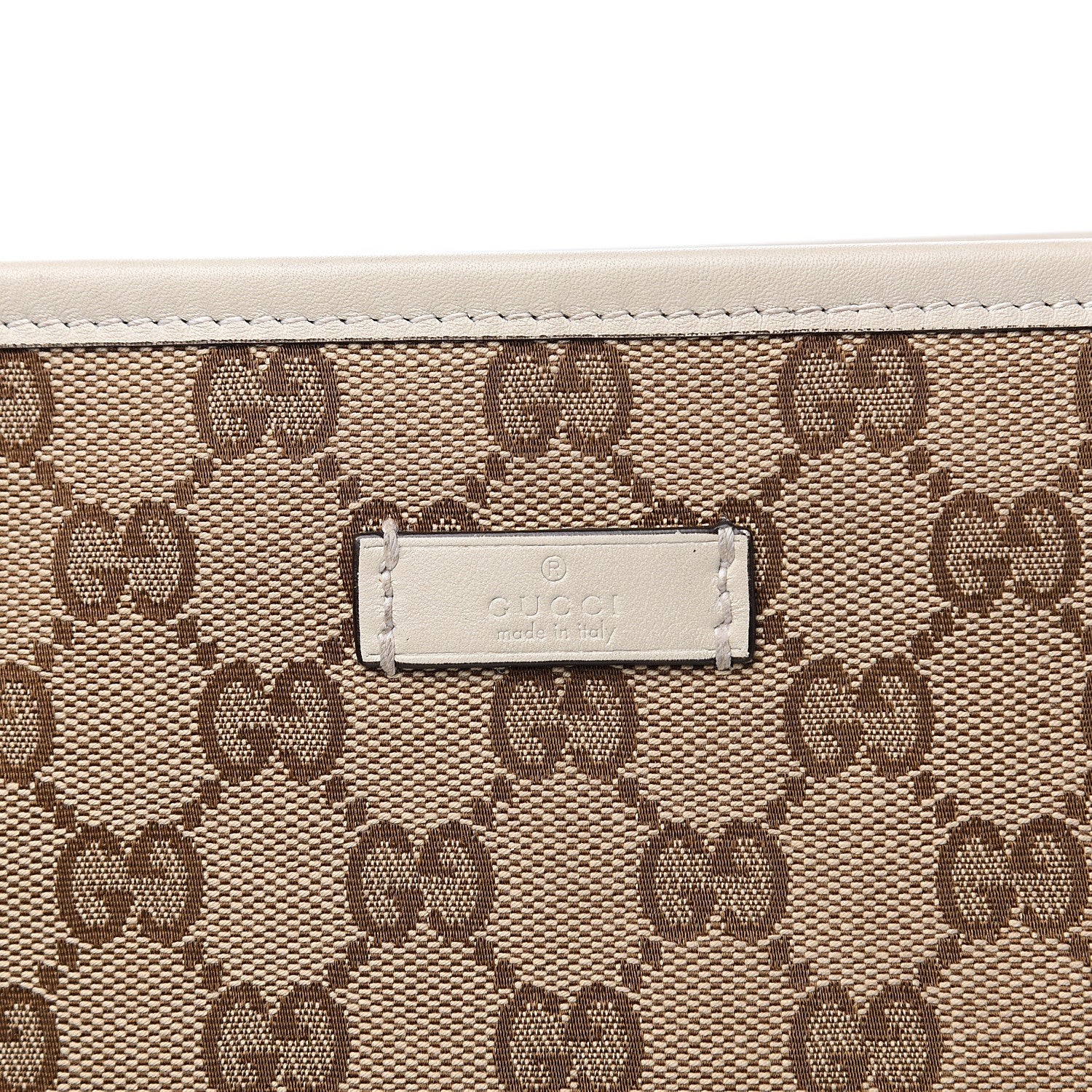 Gucci Monogram Medium Flat Messenger Bag Off White 4 of 11