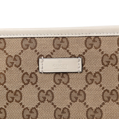 Gucci Monogram Medium Flat Messenger Bag Off White 4 of 11