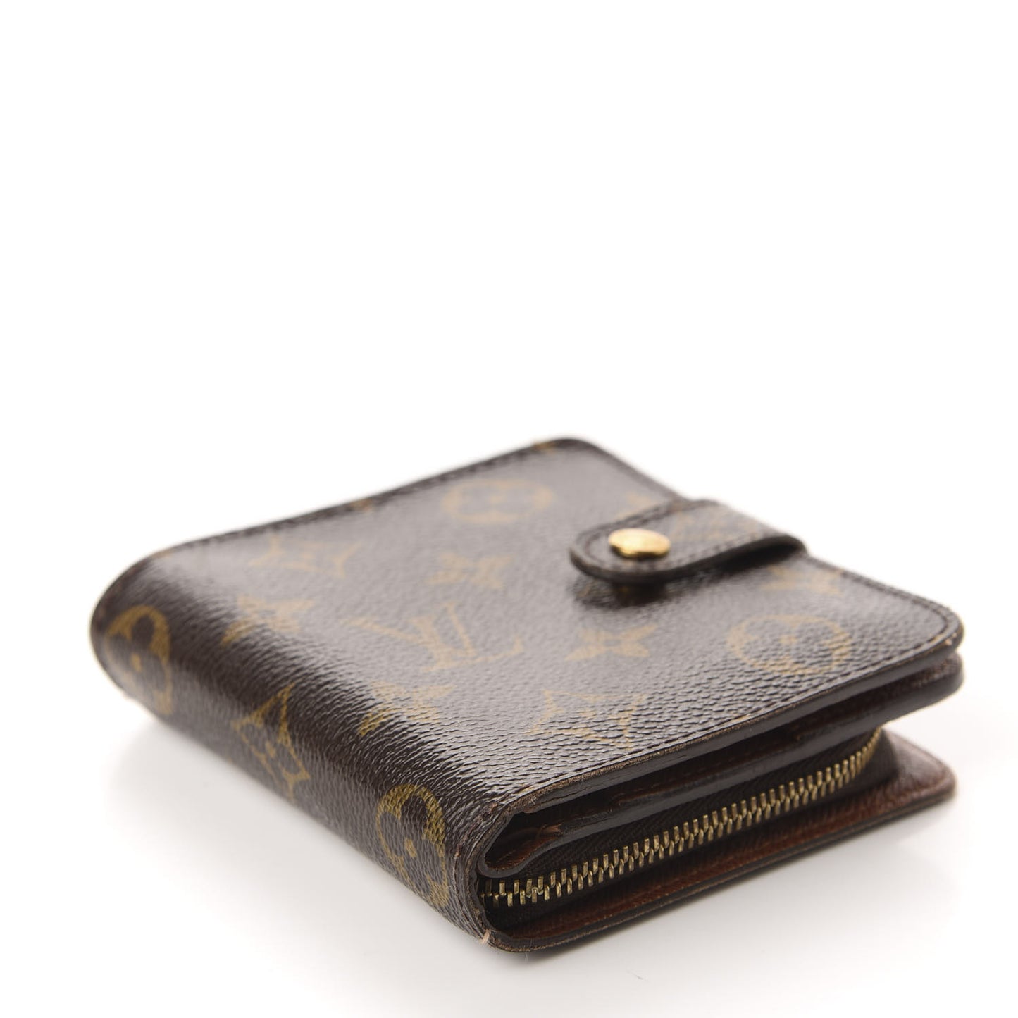 Monogram Compact Zippe Zipped Wallet