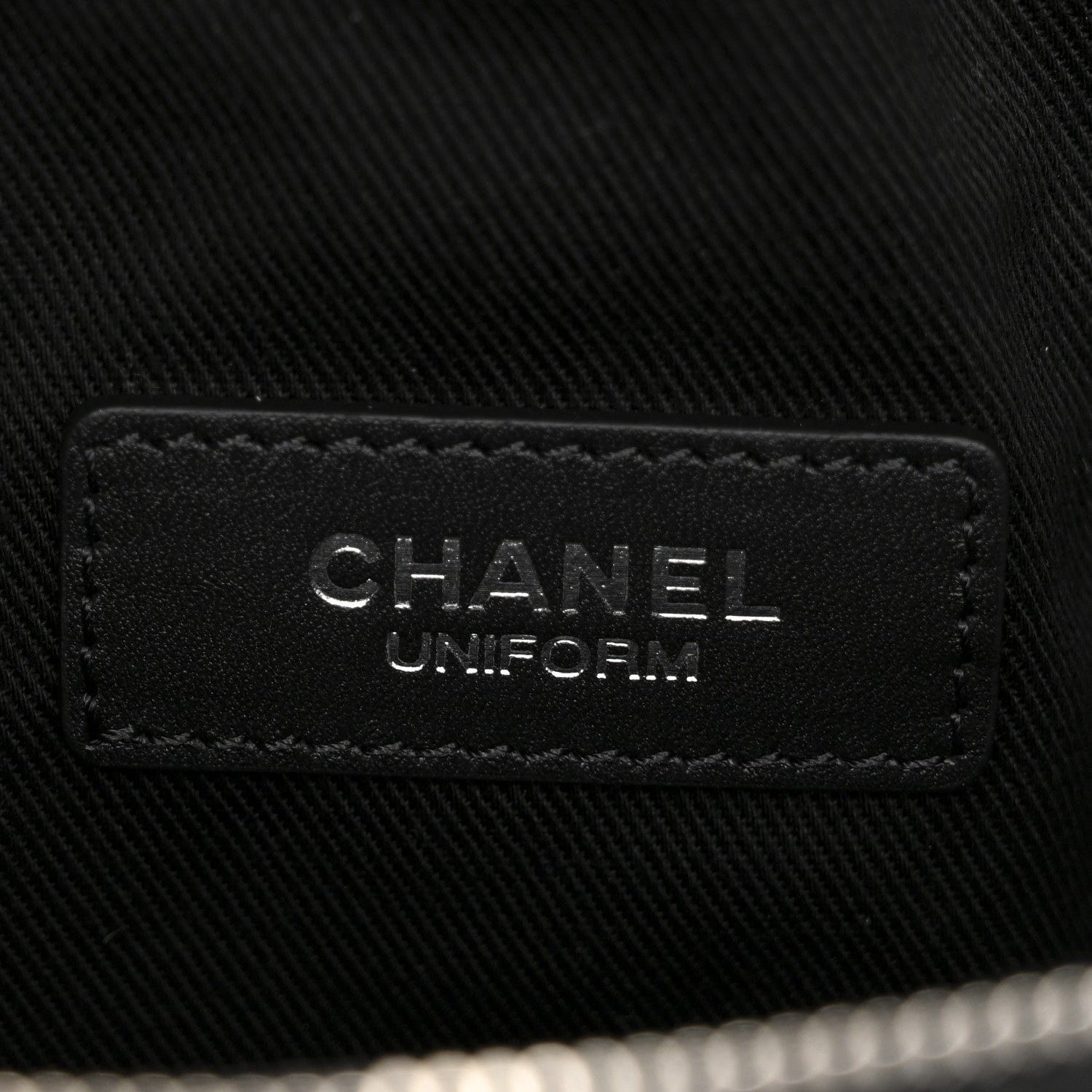 Chanel Calfskin Quilted Waist Belt Bag Black 6 of 10