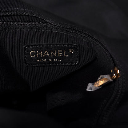 Chanel Calfskin Quilted Large Chain Me Hobo Black 6 of 8