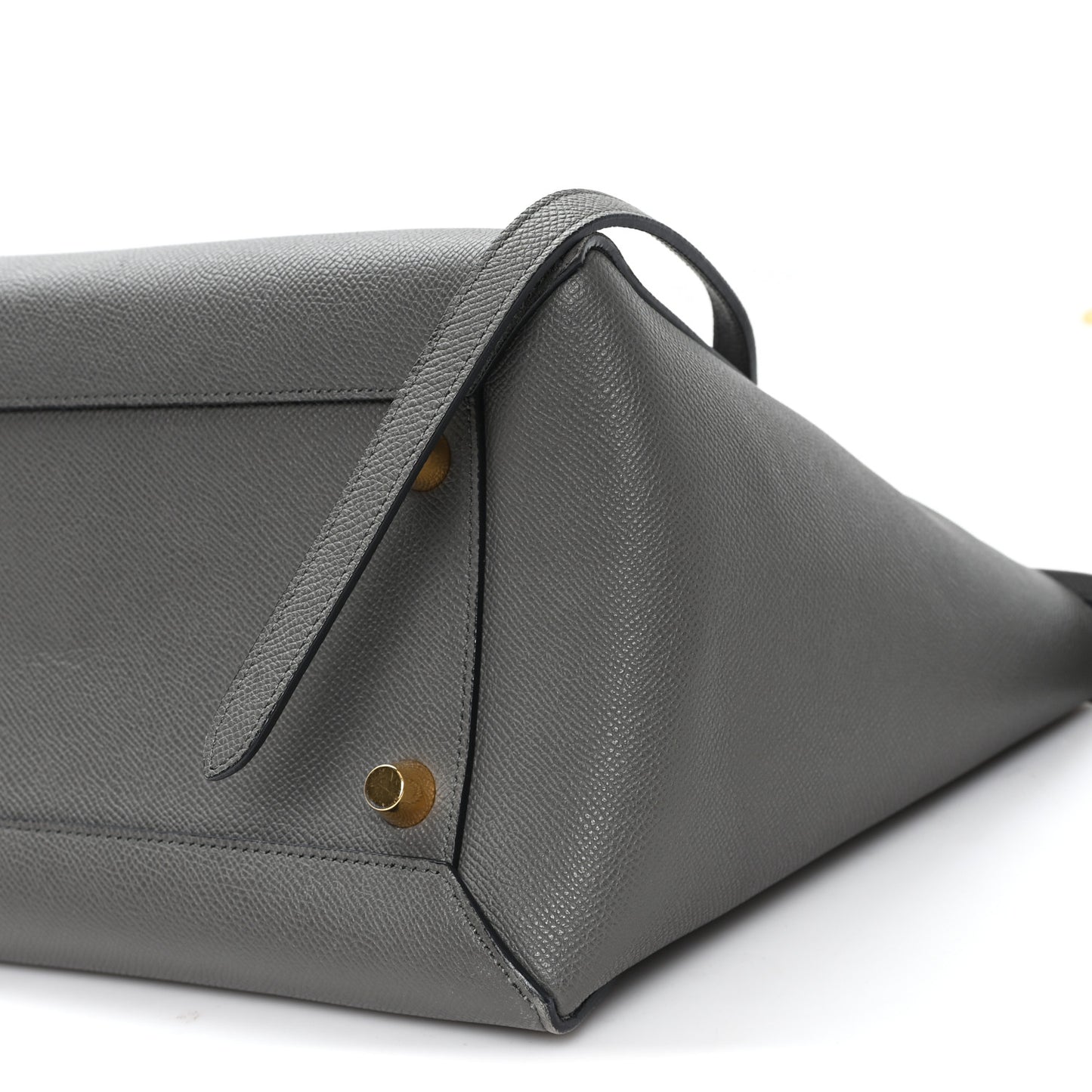 Grained Calfskin Mini Belt Bag Grey