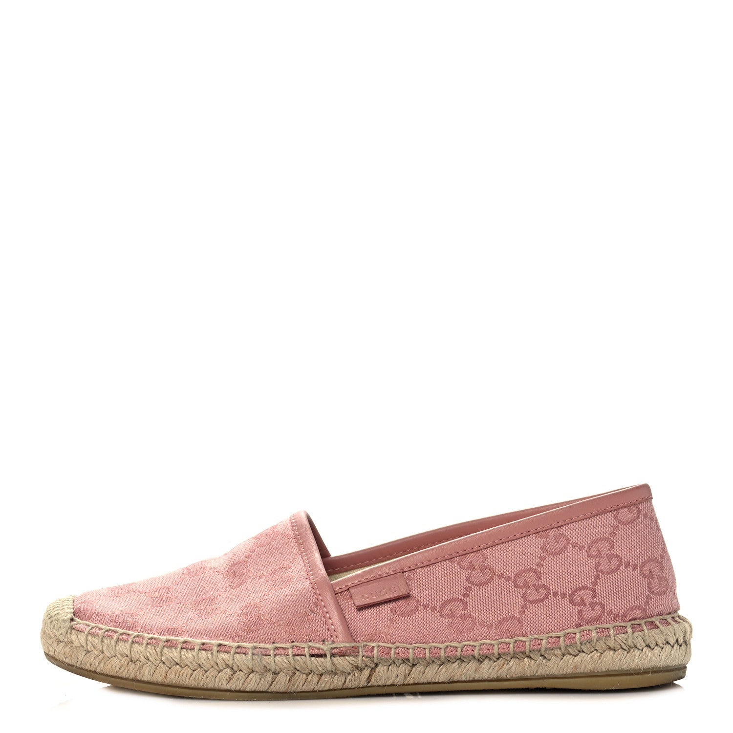 Gucci Monogram Espadrilles 36.5 Soft Pink 1 of 8
