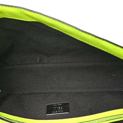 Fendi Nappa FF 1974 Embossed Baguette Yellow Fluo 5 of 10