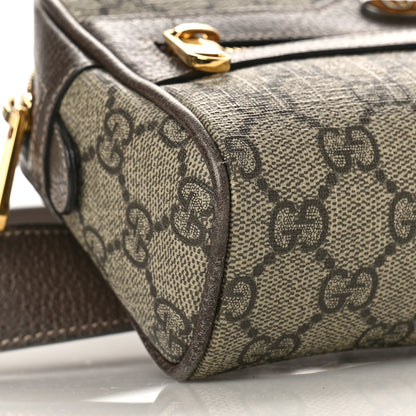 Gucci GG Supreme Monogram Web Small Ophidia Belt Bag 95 38 Dark Brown 8 of 9