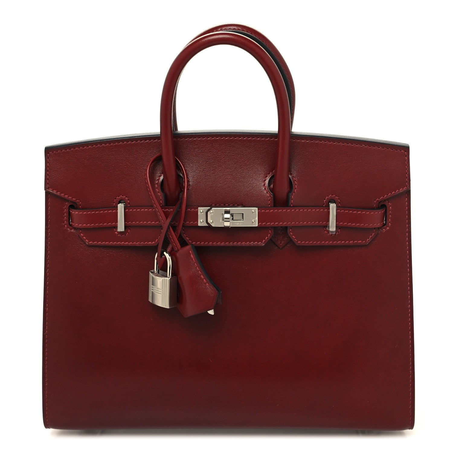 Hermes Box Birkin Sellier 25 Rouge H 1 of 13