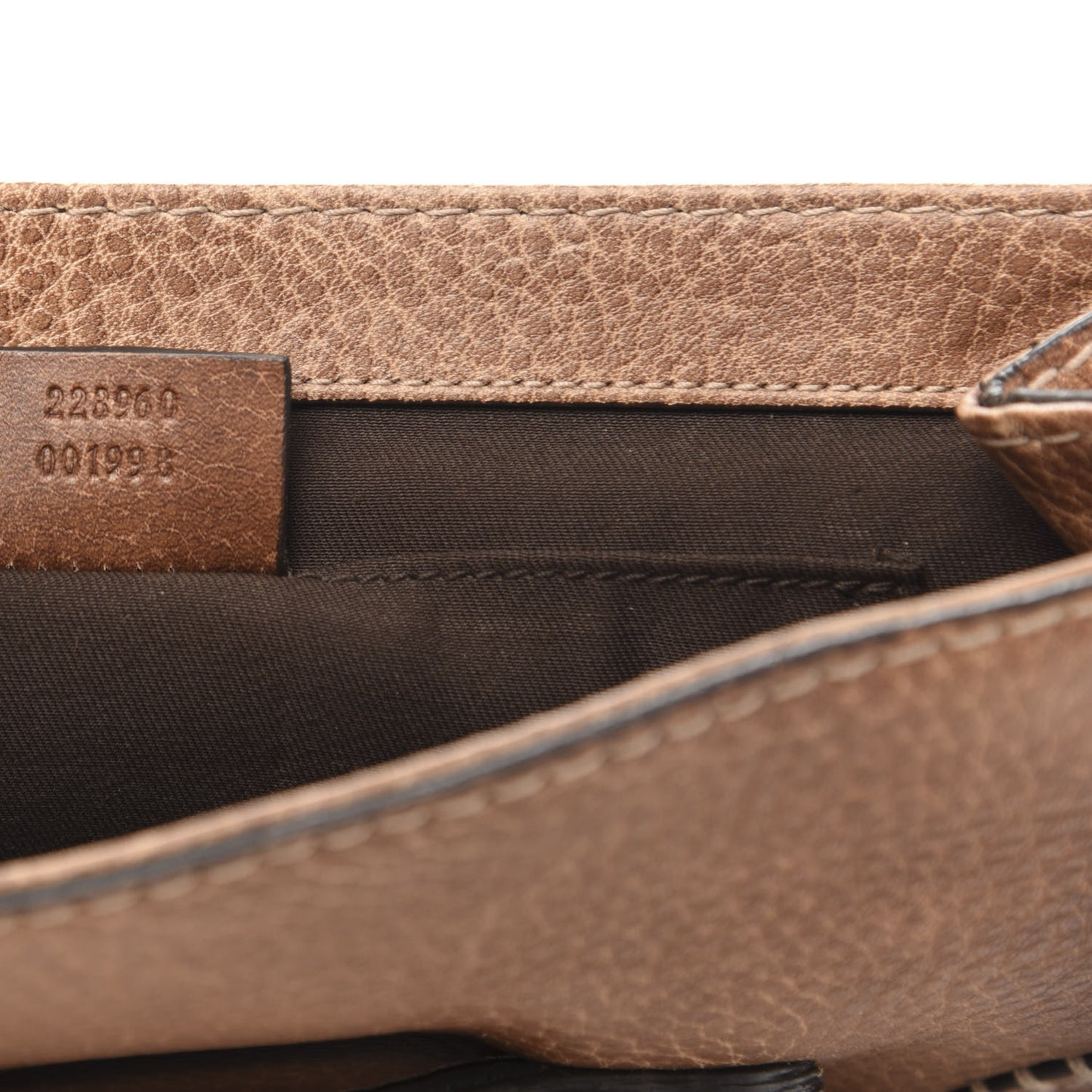 Calfskin New Pelham Clutch Brown