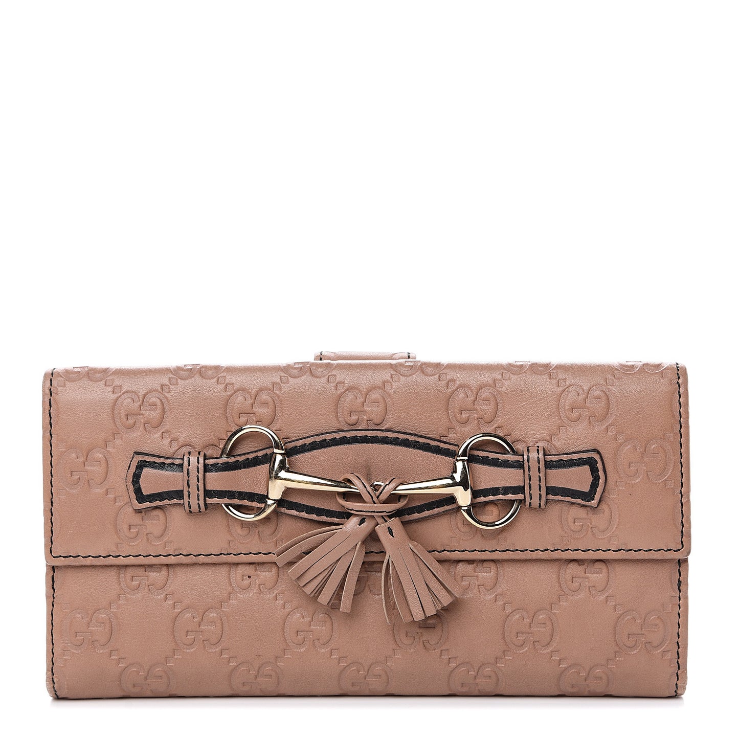 Guccissima Emily Continental Wallet Camelia