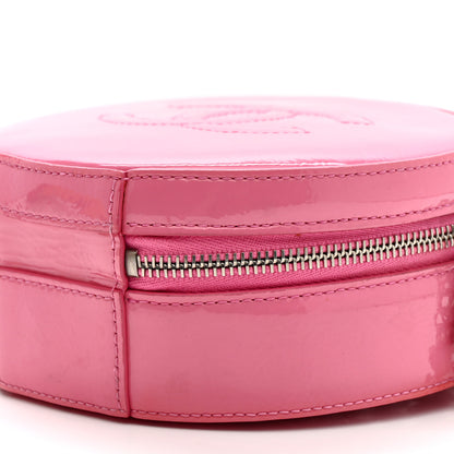 Chanel Patent Round As Earth Evening Bag Pink 10 of 19