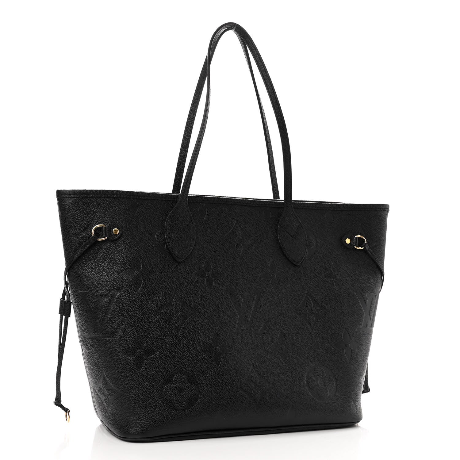 Louis Vuitton Empreinte Monogram Giant Neverfull MM Black 4 of 10