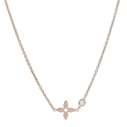 Louis Vuitton 18K Pink Gold Diamond Idylle Blossom Pendant Necklace 4 of 6