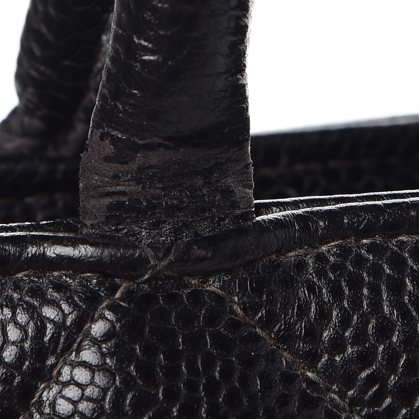 Caviar Quilted Medallion Tote Black