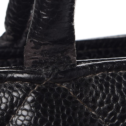 Chanel Caviar Quilted Medallion Tote Black 14 of 19